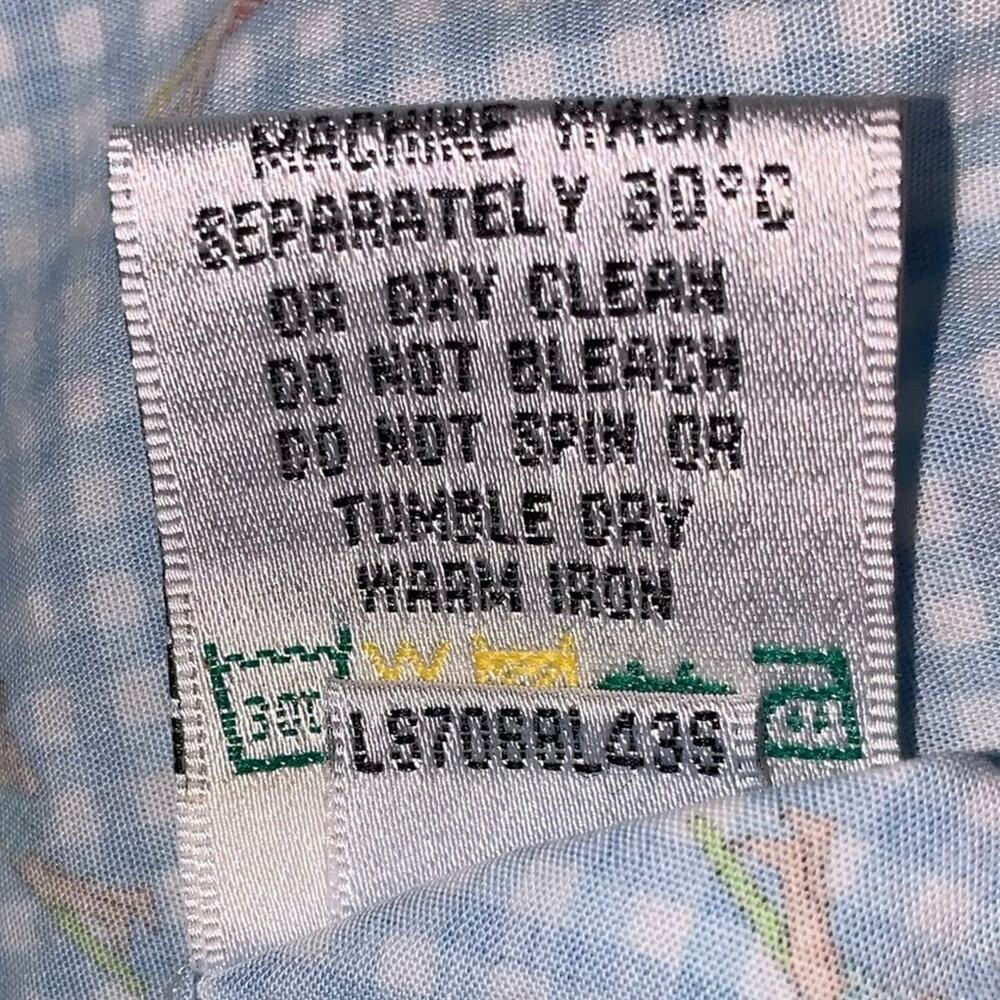 Bugatchi Blue Micro Gingham Button Down Shirt Med… - image 4